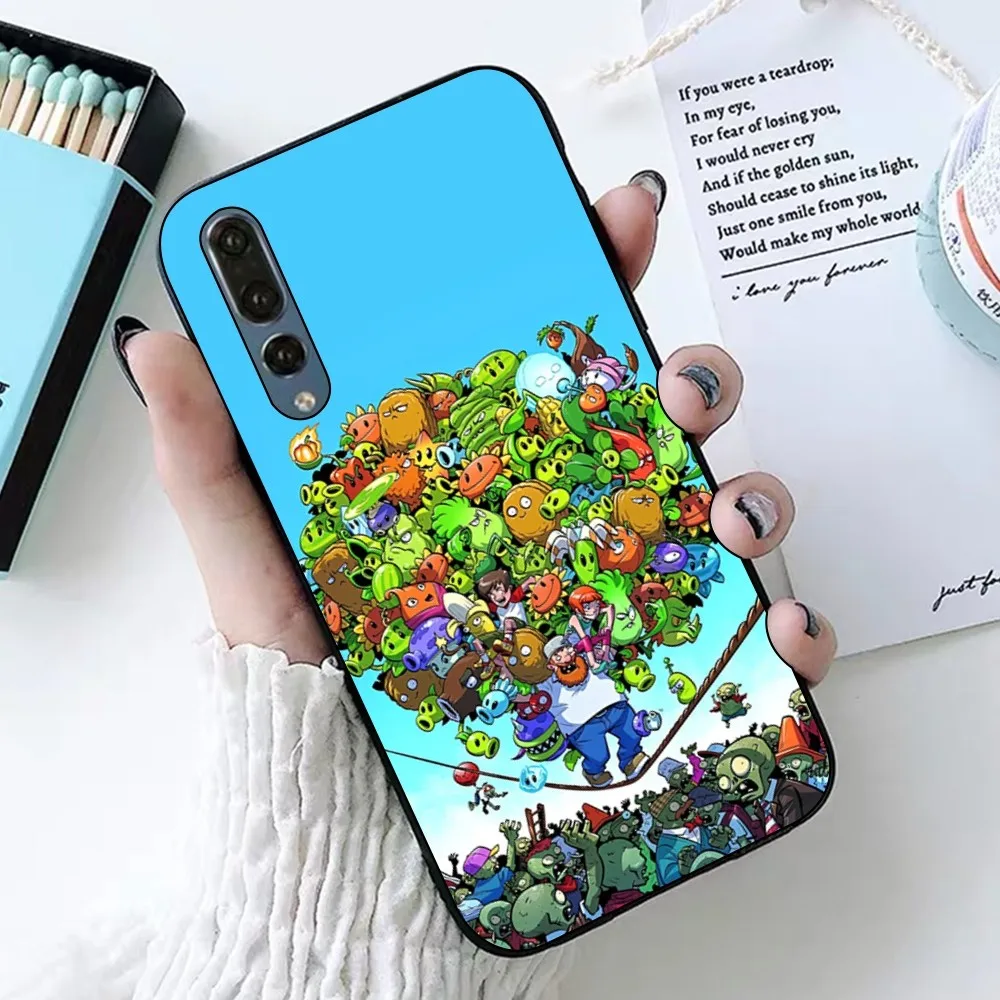 P-plants battle Z-zombie Phone Case For Huawei Honor 10 lite 9 20 7A pro 9X pro 30 pro 50 pro 60 pro 70 pro plus