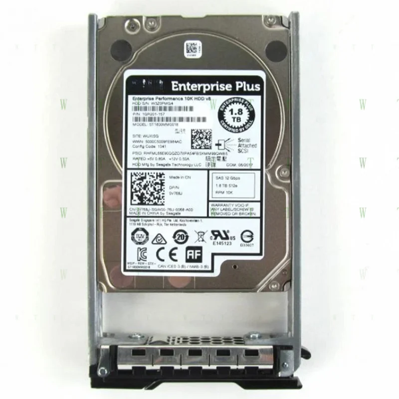 

MM New 0V768J For Dell SC5020 SC220 SC420 1.8T 10K SAS 2.5″ Hard Drive ST1800MM0018