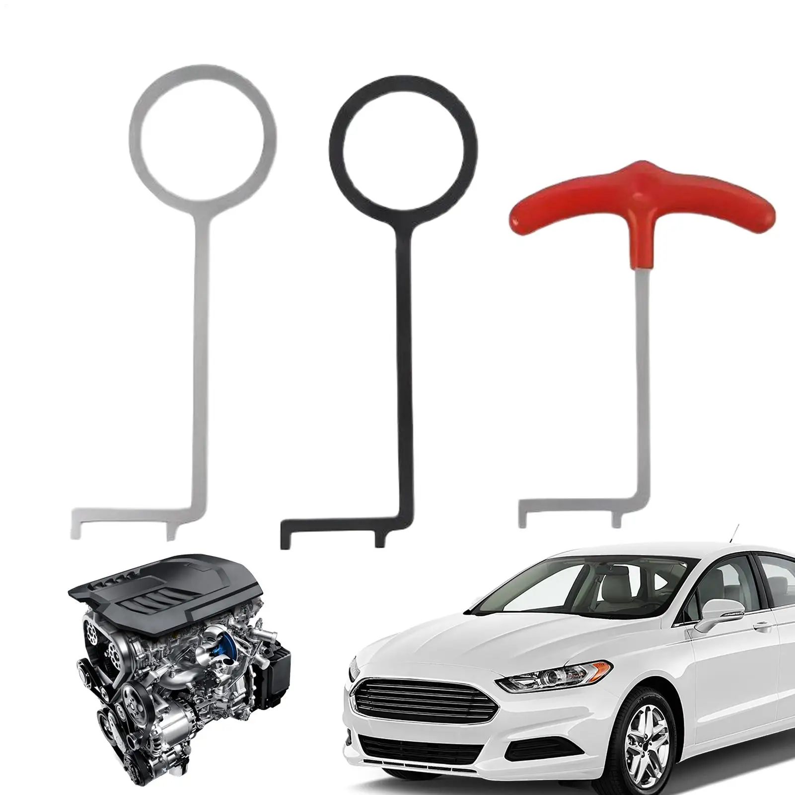 Timing Belt Tool Measuring Alignment Tensioner 3 Pieces Car Engine Belt Wear Indicator For Vehicle Automotive Sedan Pickup SUV