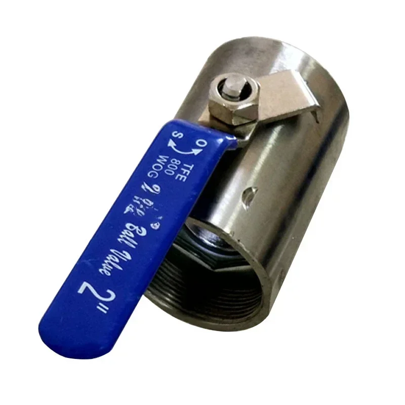 

Sprinkler accessories Valve switch Stainless steel thread straight through ball valve DN50/2 inch