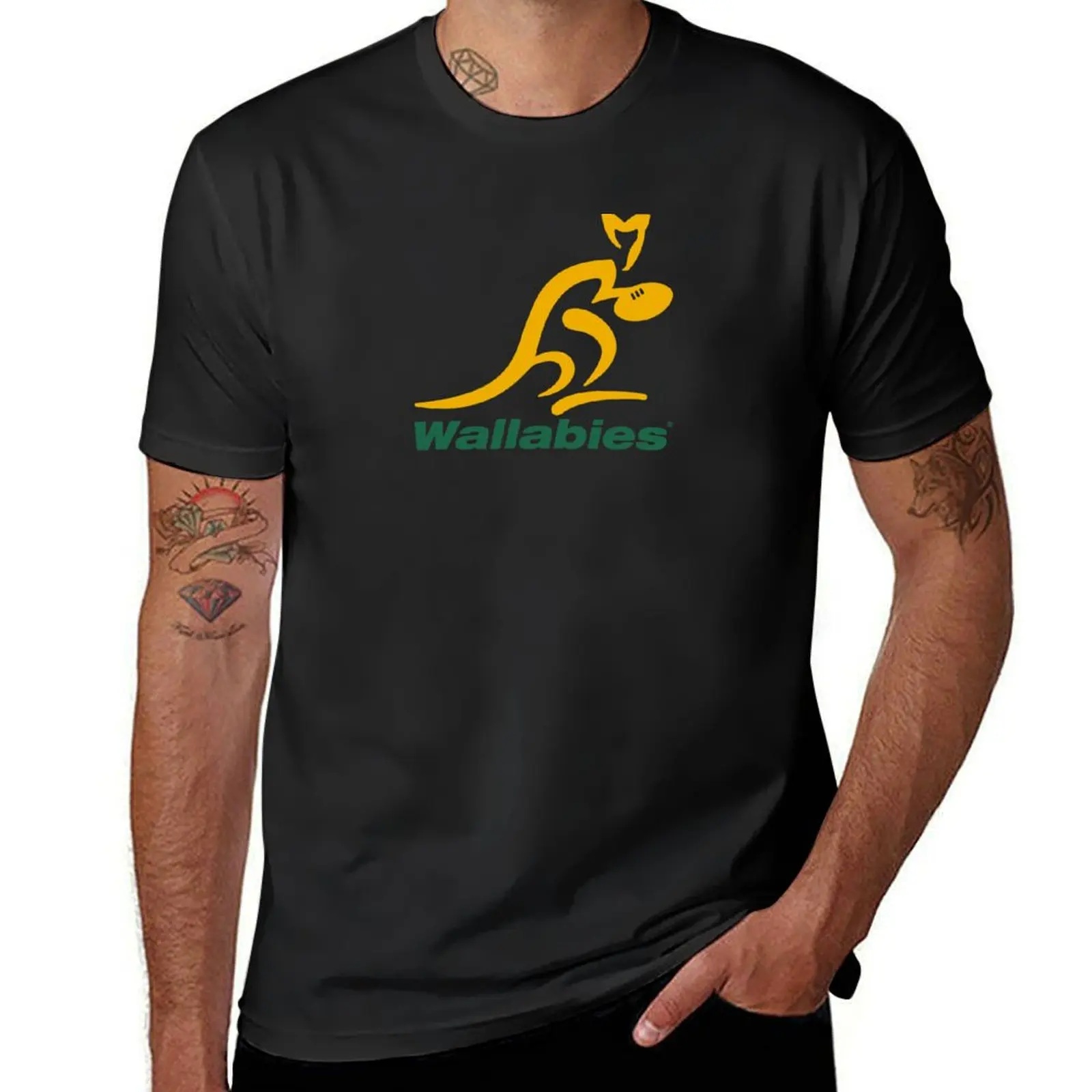 

Wallabies T-Shirt cute tops oversized graphic tee customizeds heavyweight t shirts for men