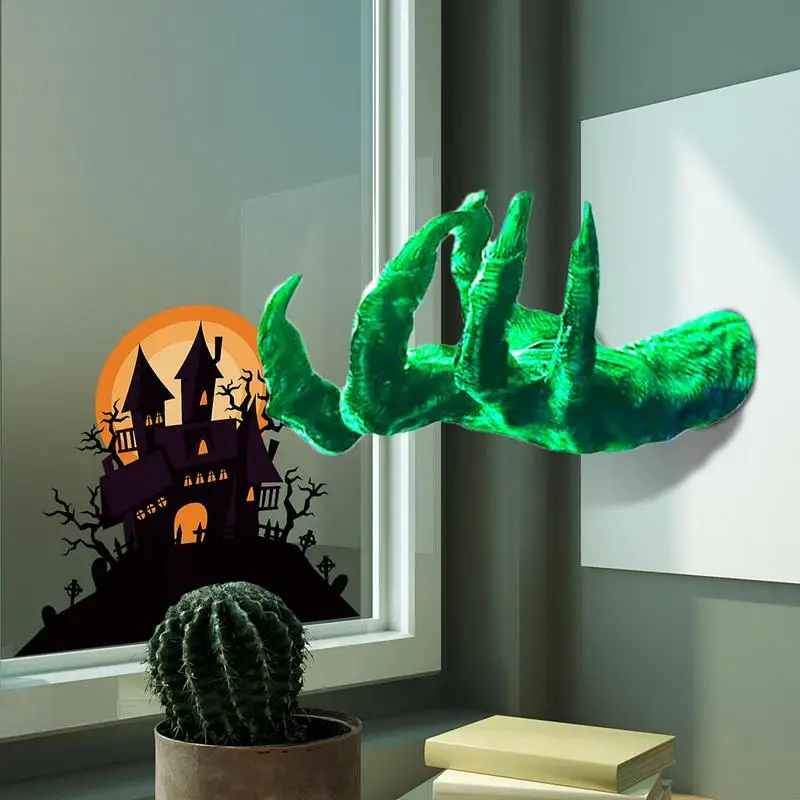 

Resin Hand Design Wall Hanger Versatile Horror Creative Decorative Wall Decor Hook Storage Home Bathroom Storage Organizer