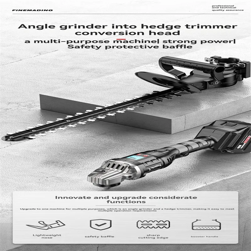 Electric hedge trimmer, a garden pruning tool for pruning fruit trees, tea trees, and tree branches