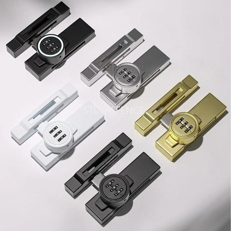 

Zinc Alloy Wooden Door Buckle 90 Degree Sliding Door Buckle Anti Theft Door Buckle Hardware Accessories Combination Lock
