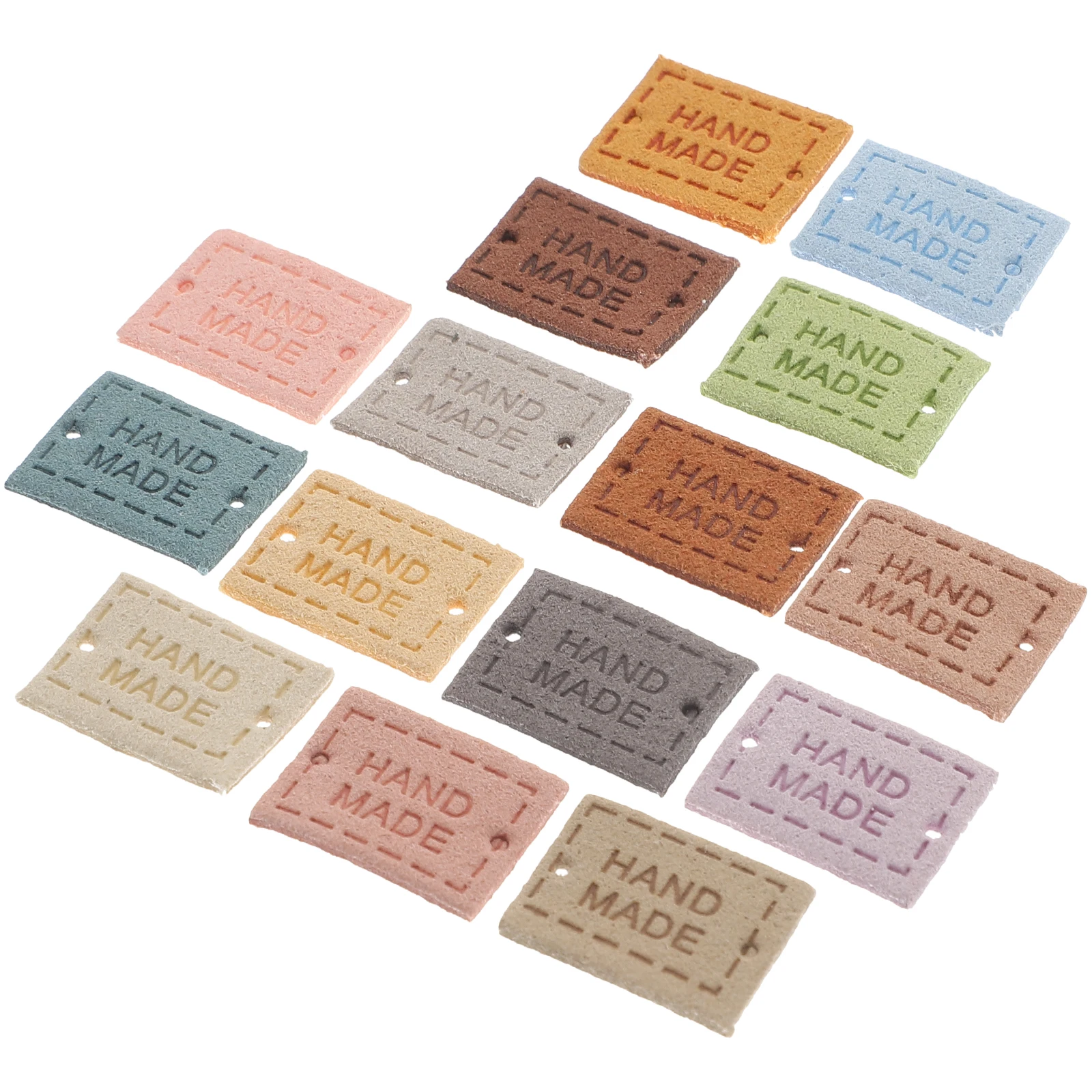 

150pcs H Tags 1.5x2cm Smooth Surface Vintage Color Crochet Accessories Sewing Labels Tags For Knitting Items Knitting Supplies