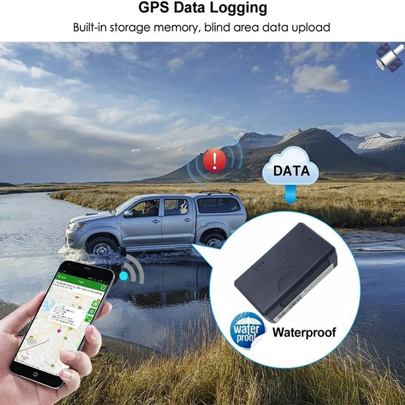 5m Accuracy GPS Tracker APP Remote Tracking Vehicle Anti-theft for Car Truck Motorcycle Cattle with Affordable Subscription