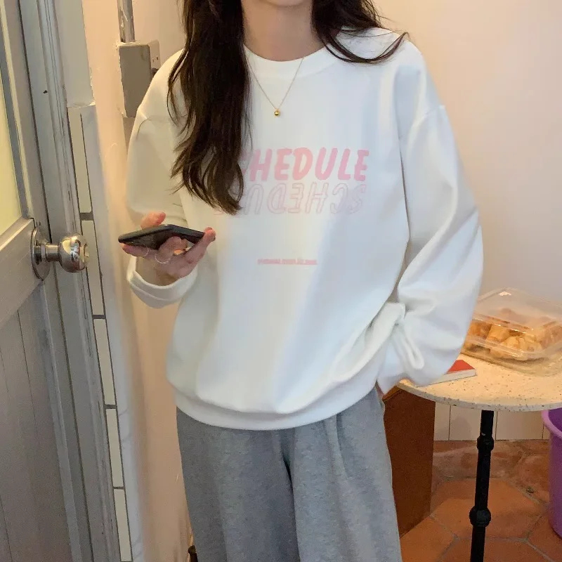 지퍼가 달린 스웨트셔츠 여성 의류 가을 겨울 여성용 오버사이즈 2000년대 일본 스타일 여성 Y2K