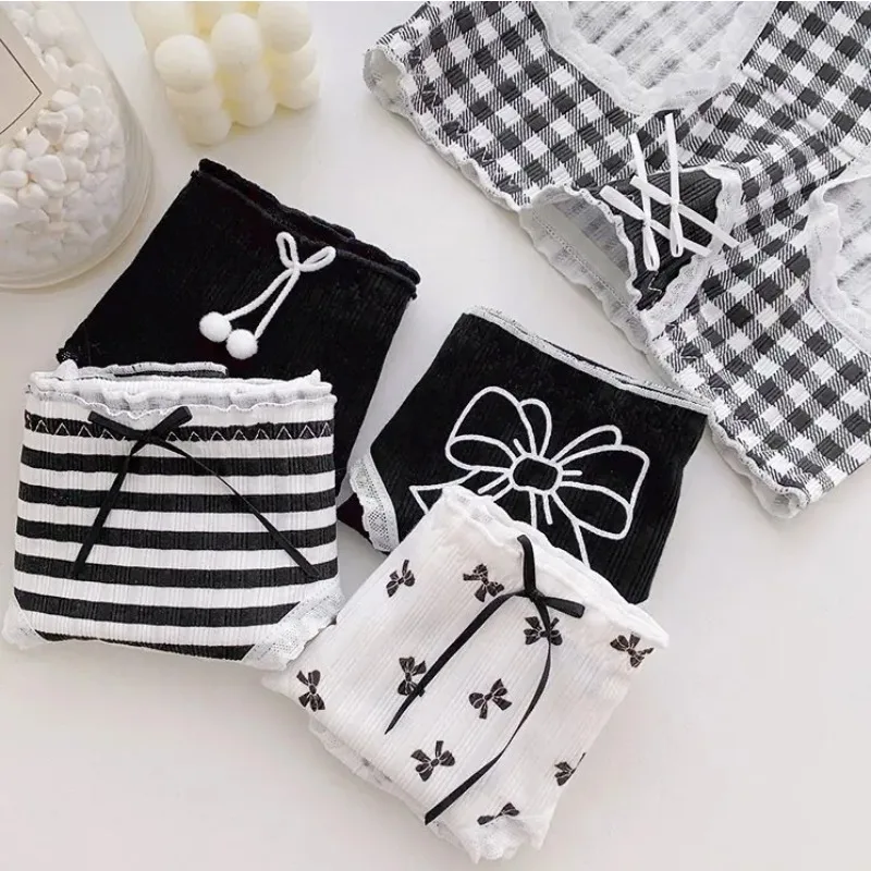 Celana Dalam Katun Simpul Pita Gadis Lolita Celana Dalam Wanita Jepang Lucu Antibakteri Celana Dalam Seksi Lenceria Para Damas