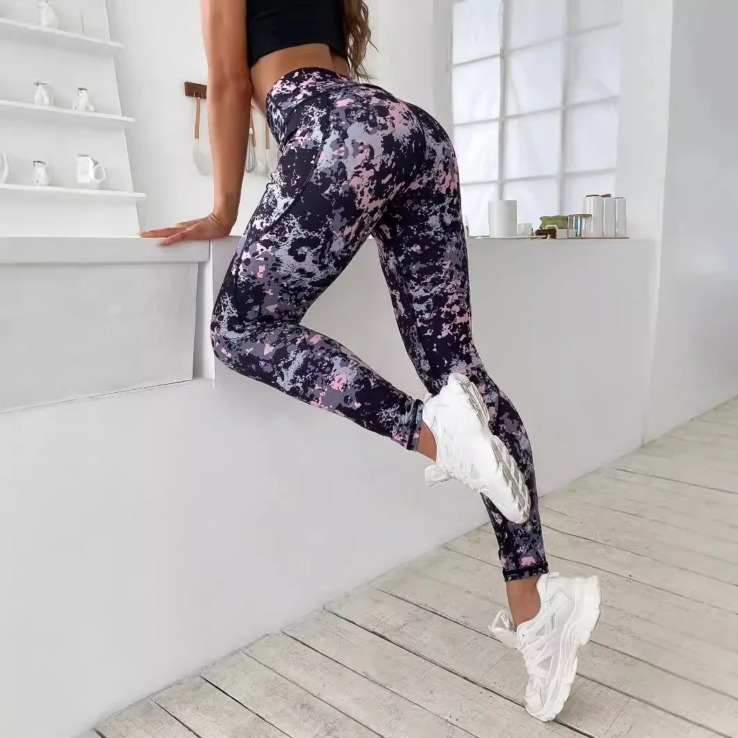

High Waist Comfortable Fitn Sports Yoga Pants Leopard Print New Faion Soft Stretchy Base Layer Trousers Women's Skort