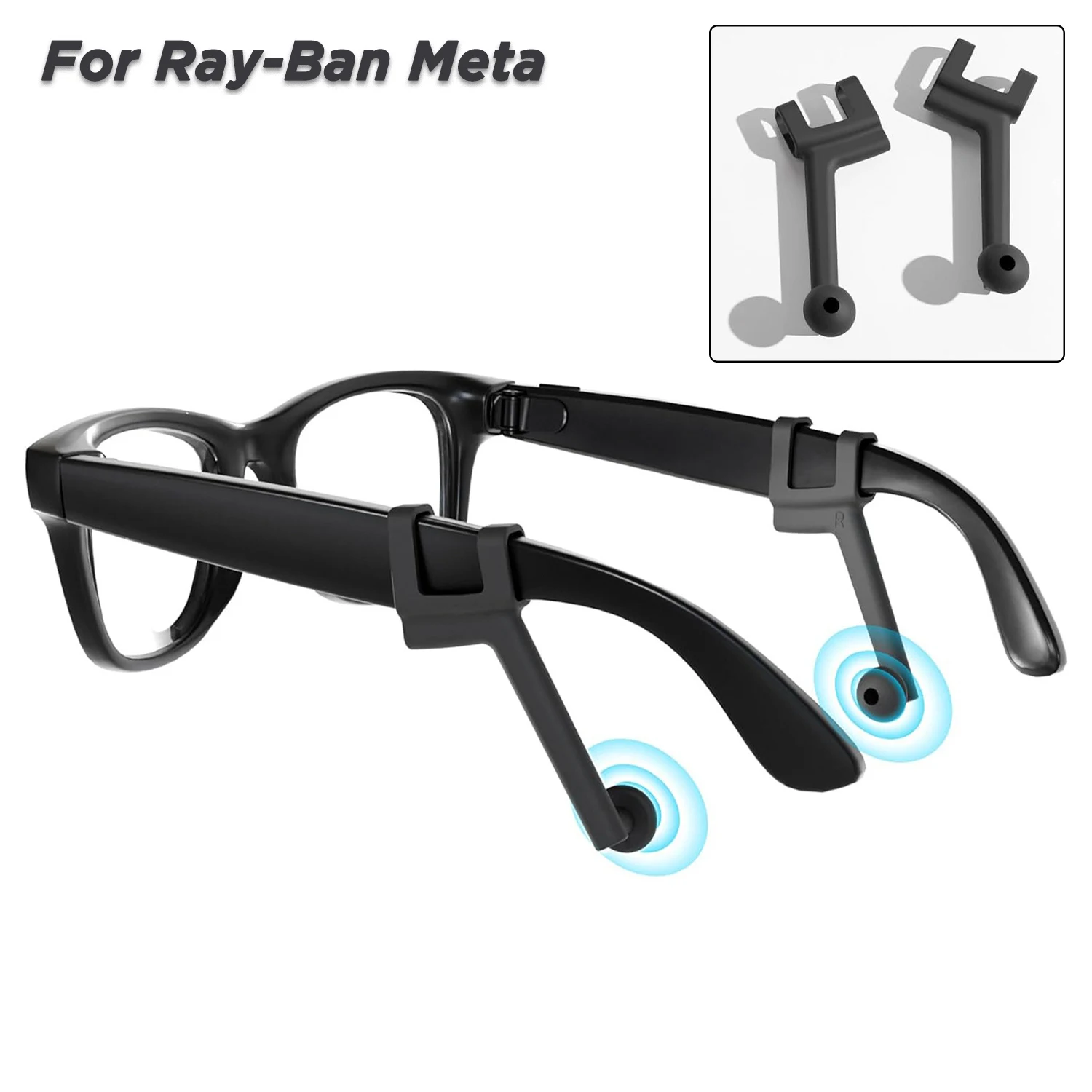 Усилитель звука для умных AR-очков: Ray-Ban Meta, Rokid Glass/Viture/Xreal Air 2/RayNeo/Xiaomi. Аксессуар для AR-очков.