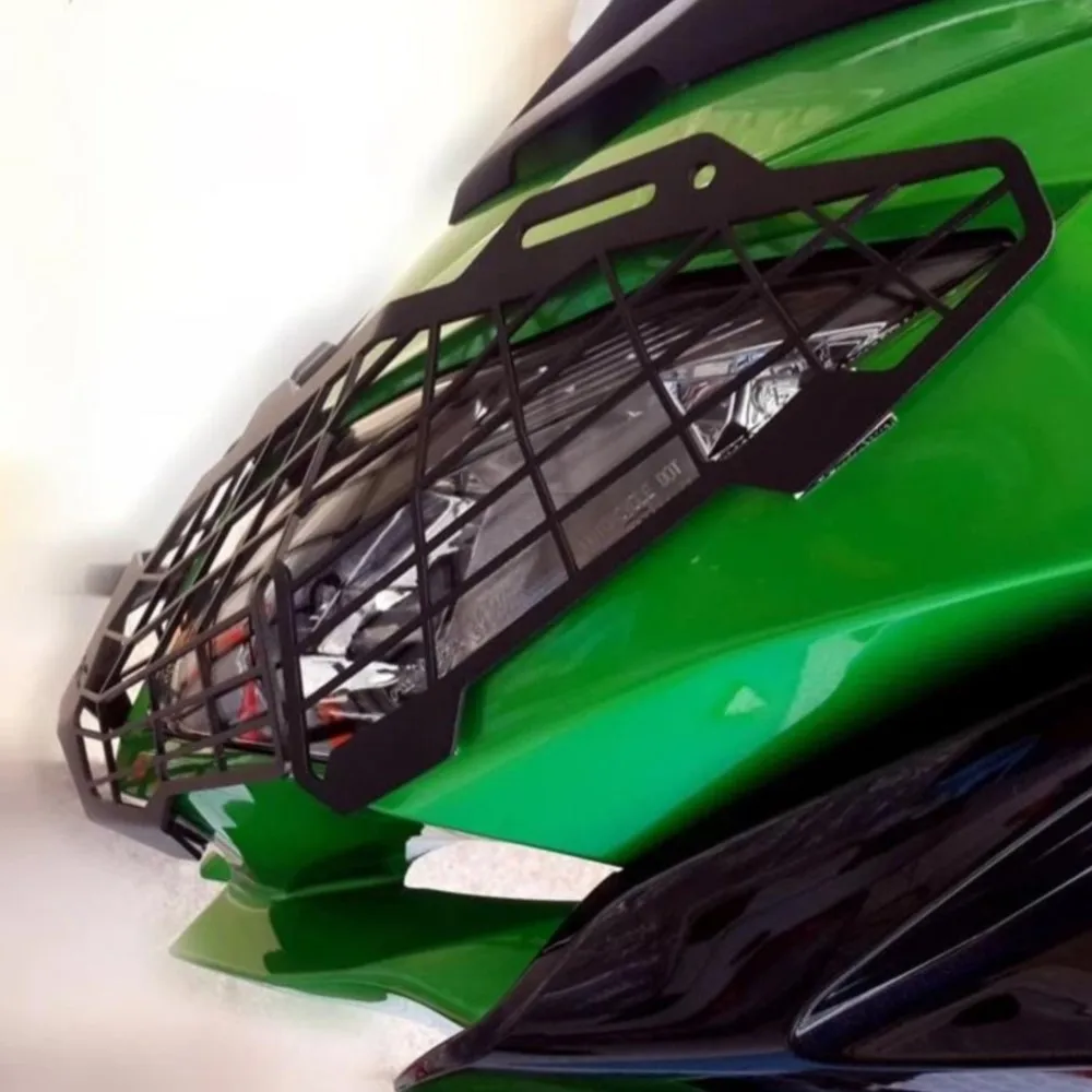 For Kawasaki VERSYS 1000 650 KLE1000 Ninja 300 R Motorcycle Accessories Headlight Guard Grille Cover Protection Modification