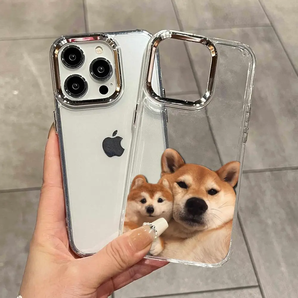 

Funny Dog Shiba Inu Phone Case Phone Case For iPhone 17 Air 16 15 14 Plus 13 12 11 Pro Max 16e Shockproof HD Clear Back Cover