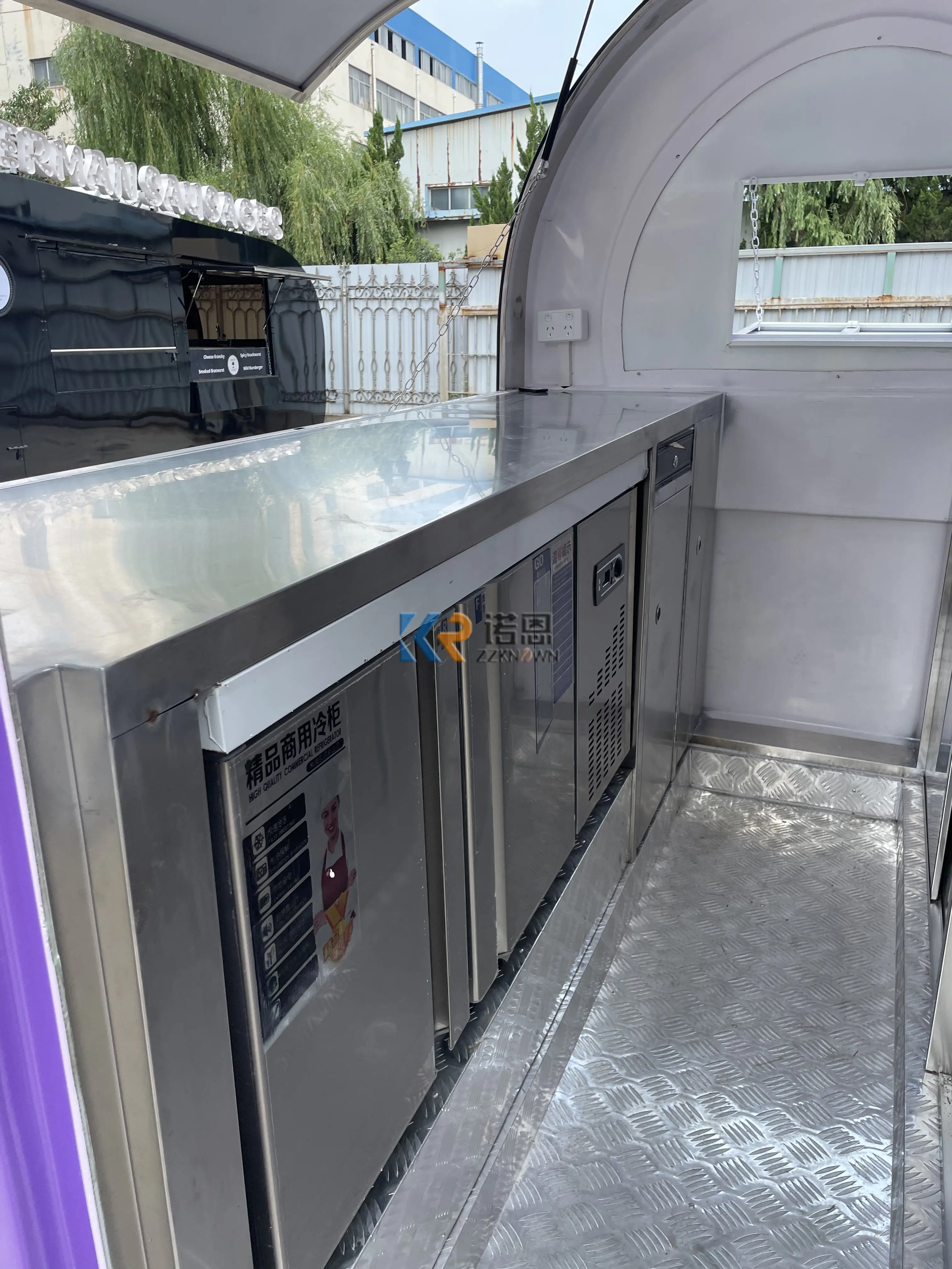 Remolque de comida personalizado para restaurante, camión de comida móvil para Catering, venta directa de fábrica