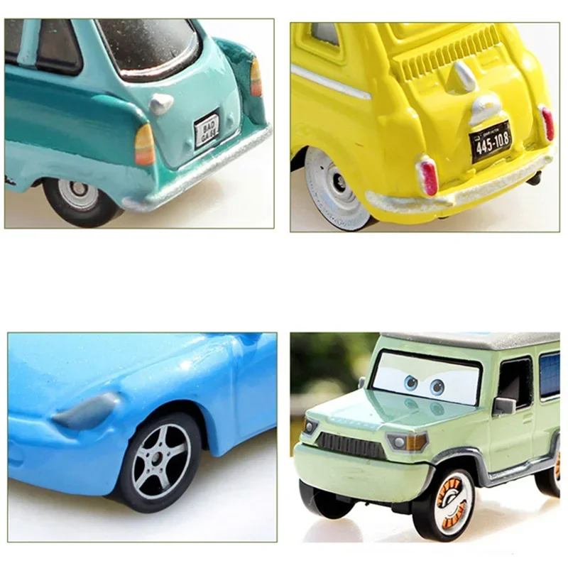 4-Disney Pixar Cars 3 Lightning Mcqueen Toys Mater Model Collection 1:55 Diecast Vehicles Alloy Car Toy For Children Gifts