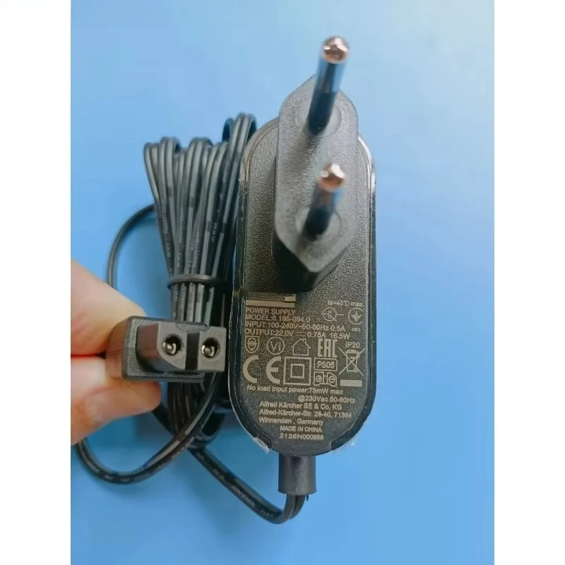Vacuum cleaner 22V0.75A power adapter 6.195-095.0 charger