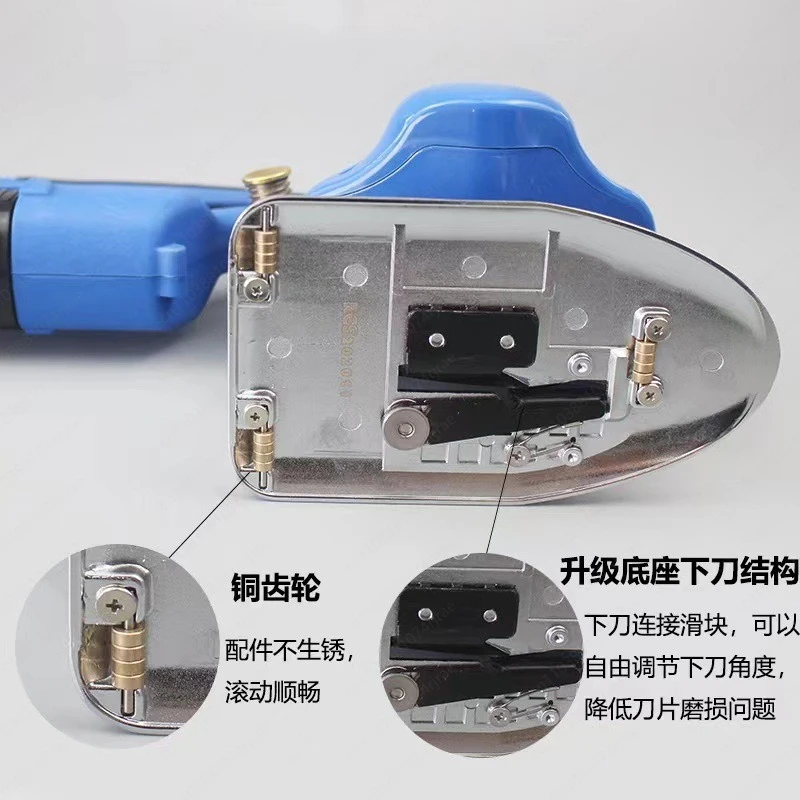 Round knife cloth cutting machine, brushless speed regulating lithium battery cutting machine