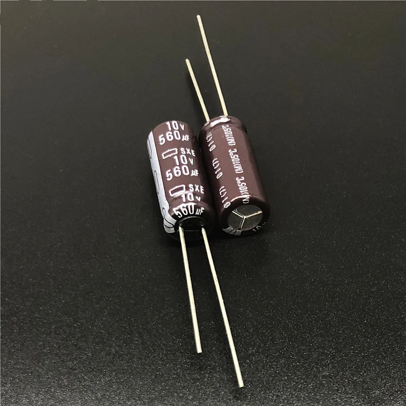 

560uF 10V NIPPON Chemi-con NCC SXE Series 8x20 мм низкое сопротивление 10V560uF материнская плата алюминиевый электролитический конденсатор