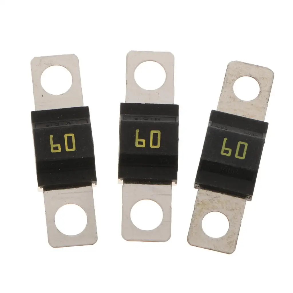 Slow Melting Automobile Flat Fuse Bolt Down Metal Precision Fusing for Car Audio Fuse Block