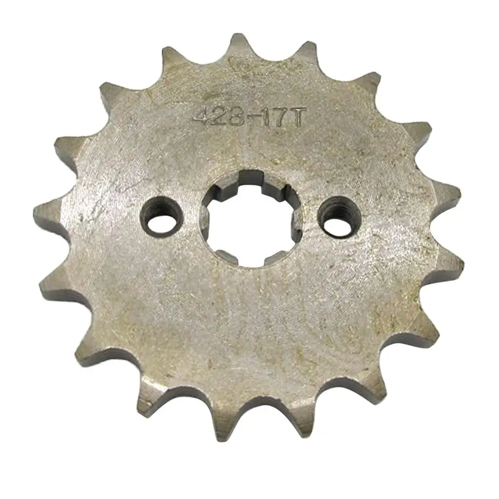 17T 17mm 428 Chain Front Sprocket PIT DIRT BIKE ATV BUGGY image 2