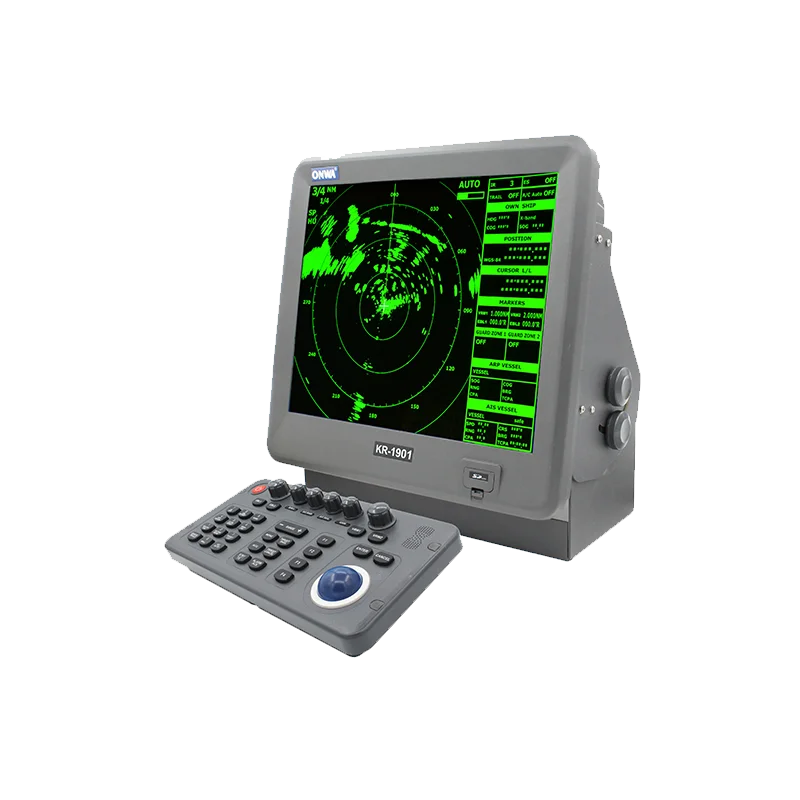 KR-1968 64NM ONWA Marine radar with AIS Display and Target Tracking /W ARPA (Automatic Radar Plotting Aid) Function