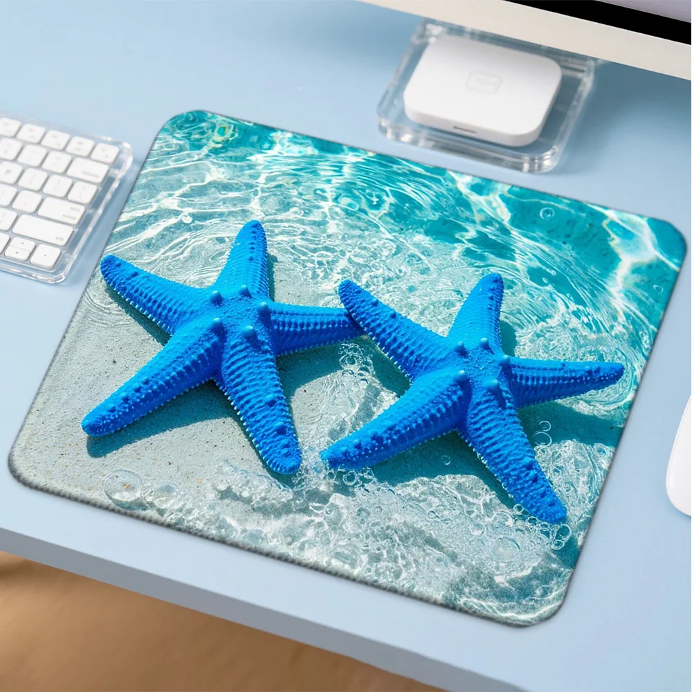 Mosepad  Sea star&turtle Computer Mat Desk Accessories Pc Gamer  Mousepad Company Game Mats Mouse Anime Mause Table Decoration