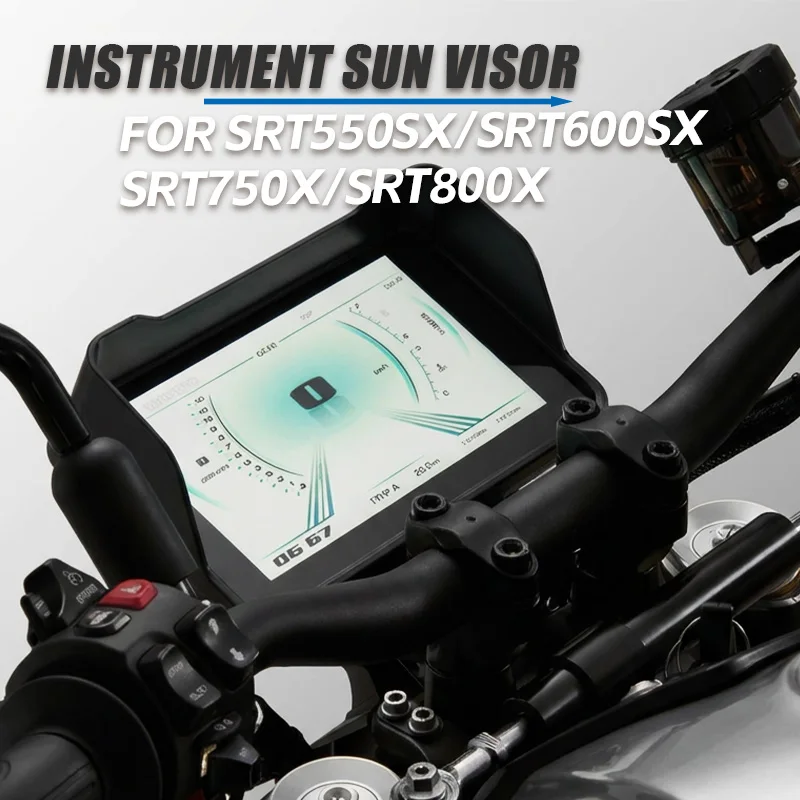 

Солнцезащитный козырек для приборной панели мотоциклов QJMOTOR SRT500SX, SRT600SX, 750X, SRT750X/800X 2025-2026