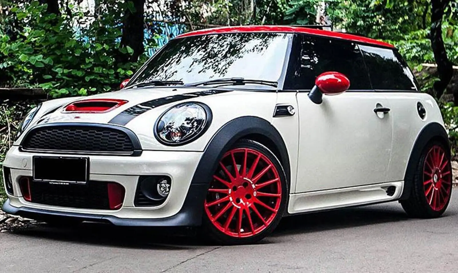 Glänzend schwarz vorne hinten Auto Scheinwerfer Augenlid rahmen Kit Kühlergrill Trim Rücklicht Rahmen abdeckung für Mini Cooper R55 R56 R57 2015-2018