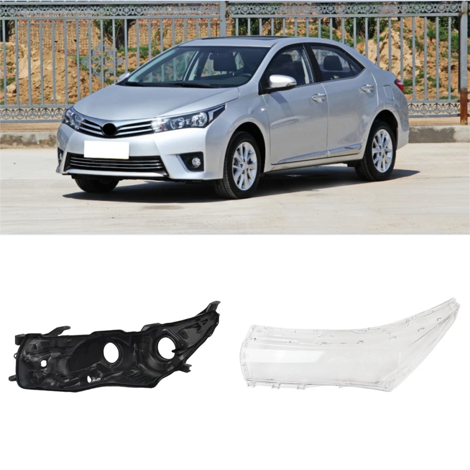 

Аксессуары для Toyota Corolla 2014 2015 2016 2017, крышка передней фары автомобиля, кронштейн для фар автомобиля