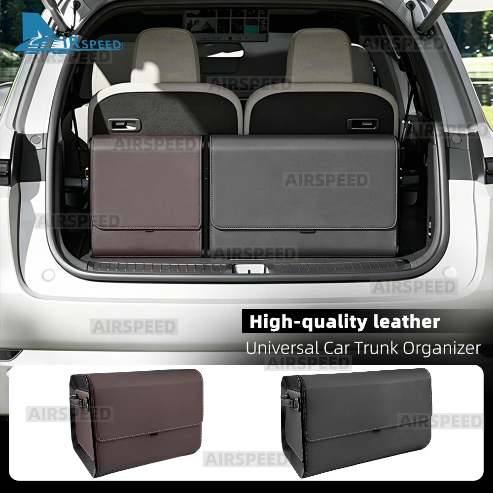 Car Trunk Organizer Box for Volvo XC60 XC90 S90 Anti Scratch No Glue Snap PU Leather Case