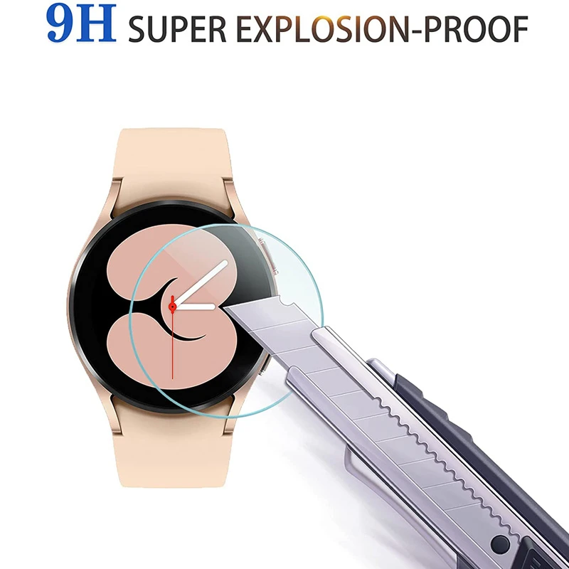 Tempered Glass For Samsung Galaxy Watch 4 44mm 40mm HD Clear Protective Glass Galaxy Watch 4 Classic 42mm 46mm Screen Protector