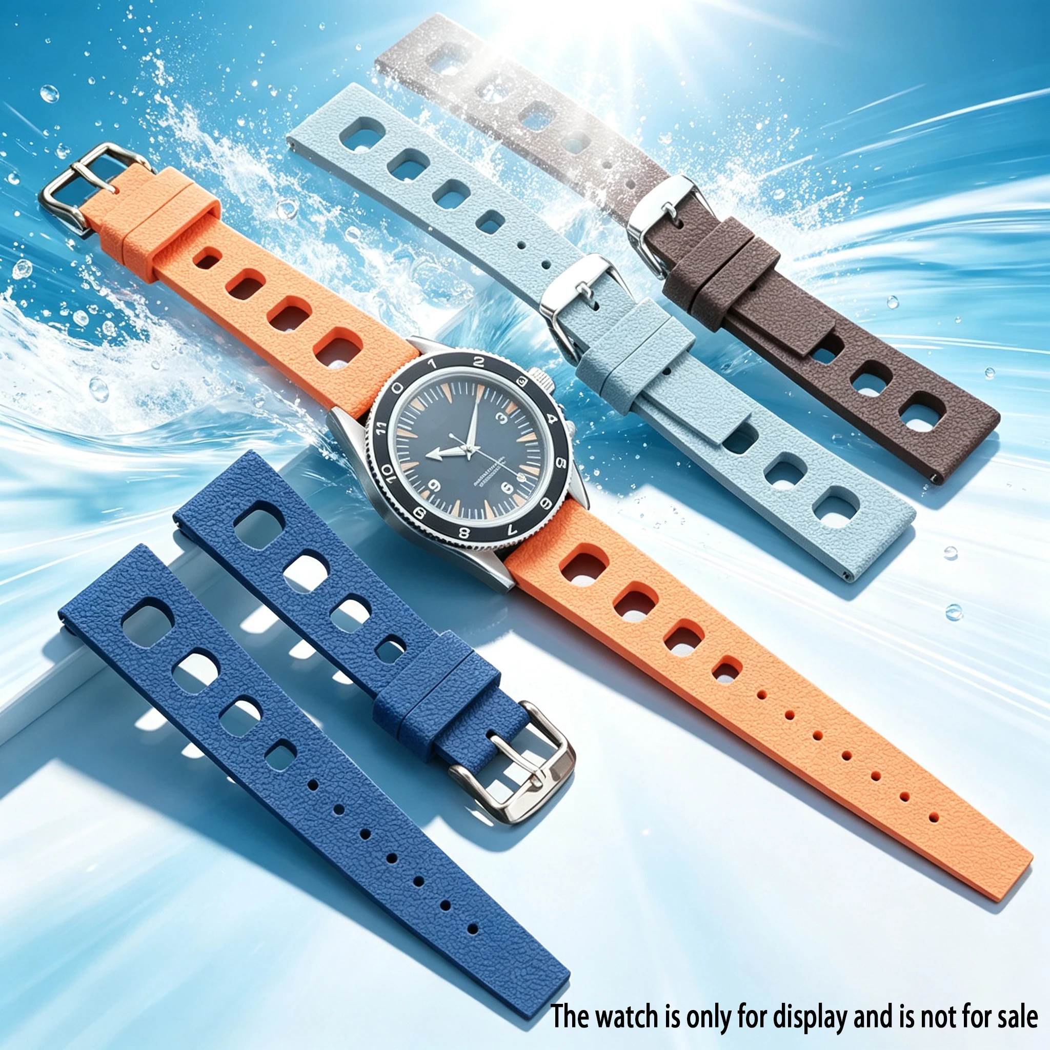 Citizen Watches Smartwatch - Perforowany sportowy pasek do zegarka z