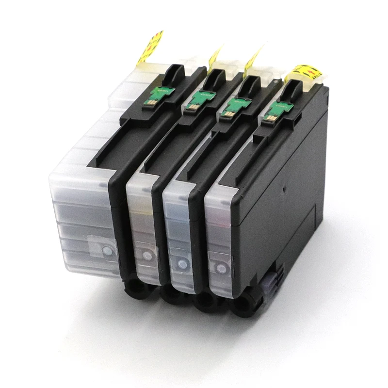 1 ~ 4 комплекта LC404 LC 404 LC404BK чернильный картридж, совместимый с принтером Brother MFC-J1205W MFC-J1215W, цветной чернильный картридж BK C M Y