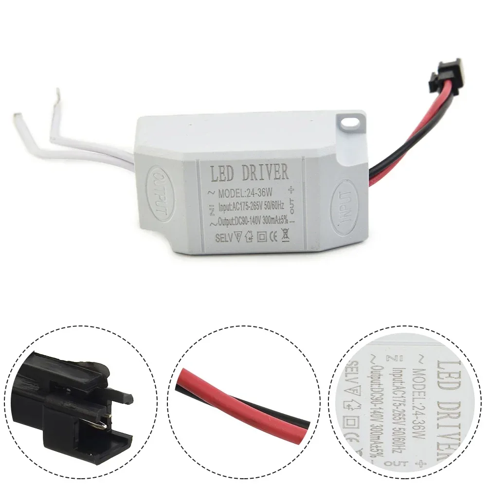 Constant Voltage Power Drive Power 25-36W 35-50W 8-24W DC 30-90V DC 80-120V Driver Power Supply For Ceiling Light