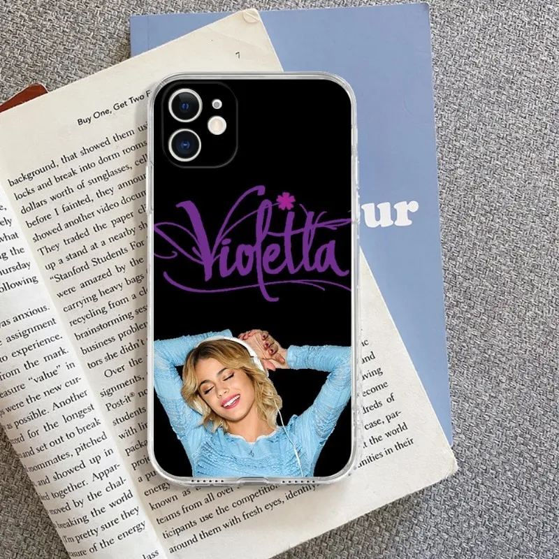 Violetta tv show cell Phone Case FOR IPhone 14 13 12 11 Pro Plus X 13 Pro MAX XR XS MINI Transparent Covers