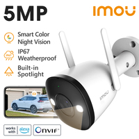 IMOU Bullet 2E 5MP 3K Built-in Spotlight Full Color WiFi Camera Outdoor IP67 Waterproof Home Security Human Detect IP Camera