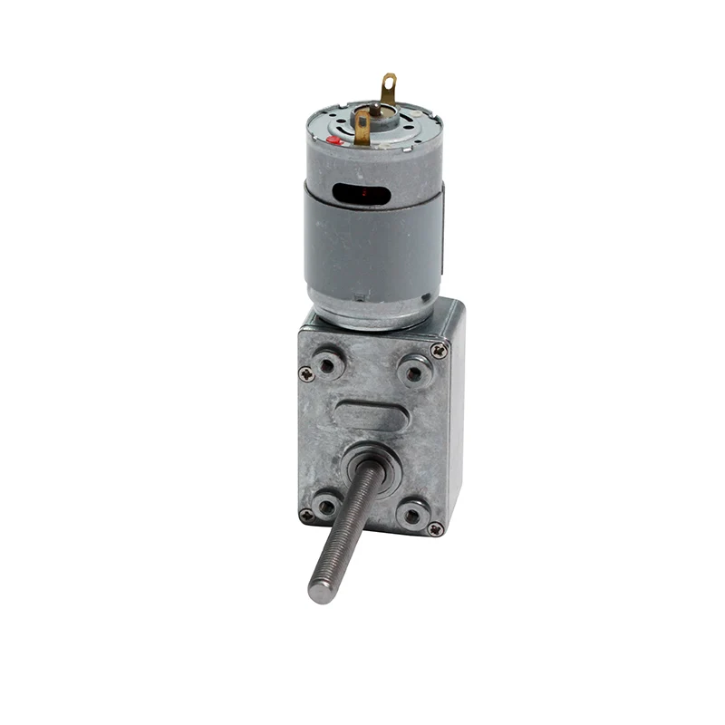 

JGY-385 Turbo Worm Micro DC Deceleration Low Speed Motor M6 Screw Shaft Speed Regulation Small Motor 12v24v