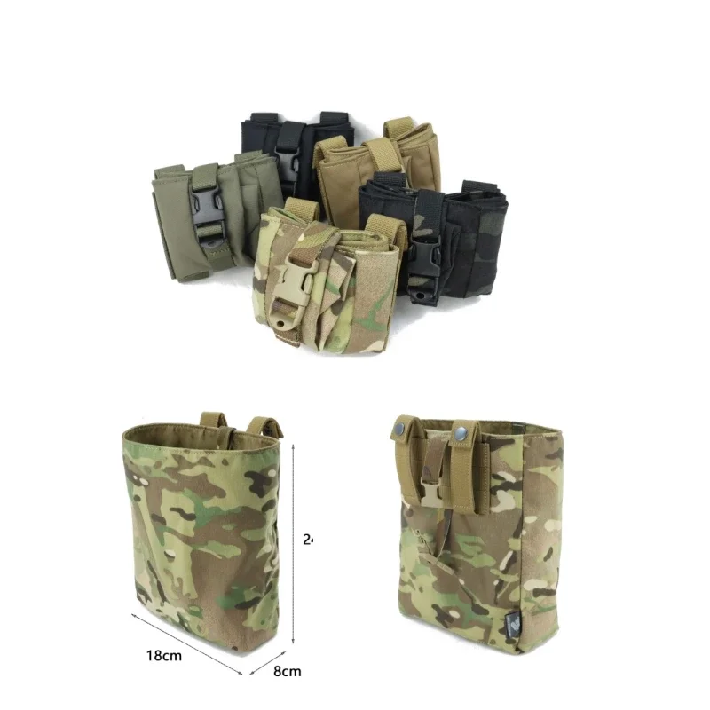 

Тактический складной чехол для сброса в стиле TT, поясной жилет, боковой карман Molle, портативная расширяемая сумка для хранения мелочей
