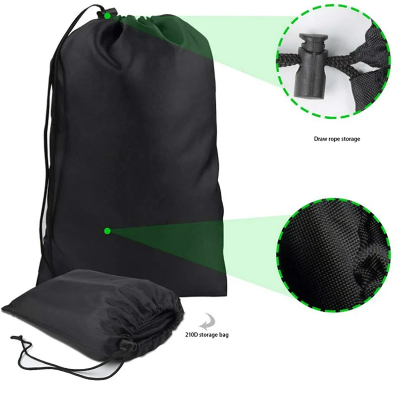 

ABFS 1 Pcs High Capacity Waste Bag Heavy Duty Waste Bag Foldable Dustpan Leaf Storage Garden Round Leaf Collector 96X56 Inch