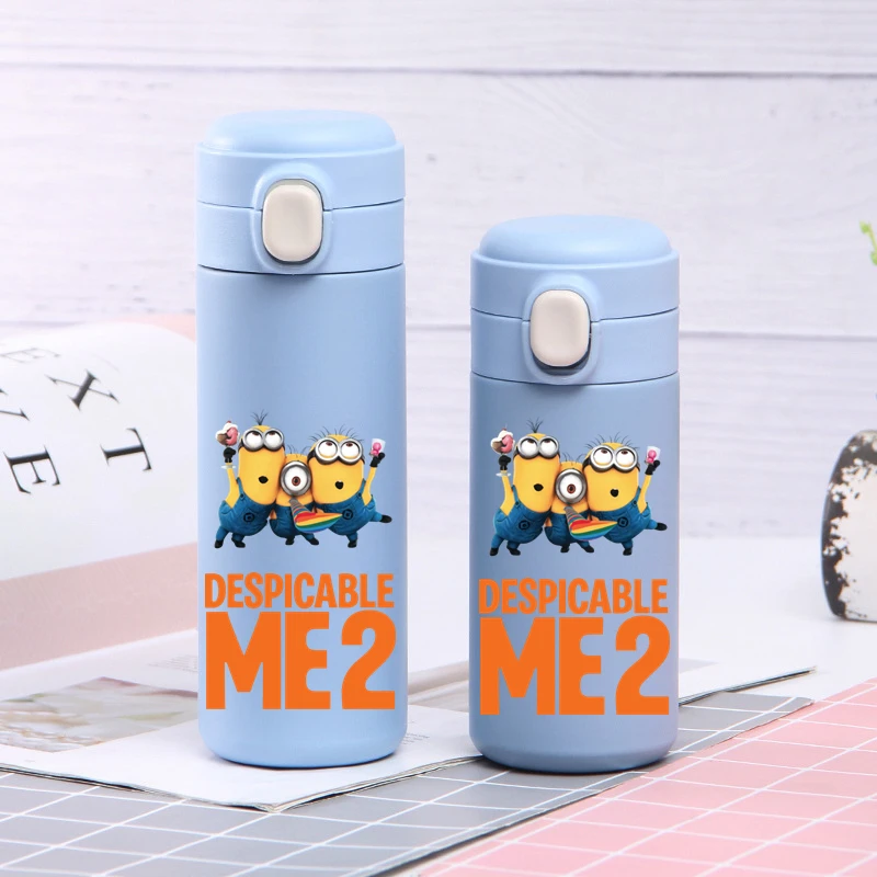 Despicable Me Thermal Cup Minions Kids Adult Water Bottle Drinking Portable Capacity Outdoor Vacuum Cup Stainless Steel Bottle