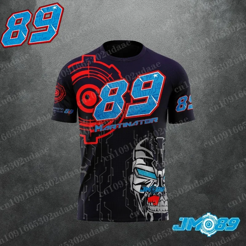 

2025 New Motorcycle Racing Set 89 Men's and Women's Summer Outdoor Cycling Sports Breathable Leisure Printed T-shirt