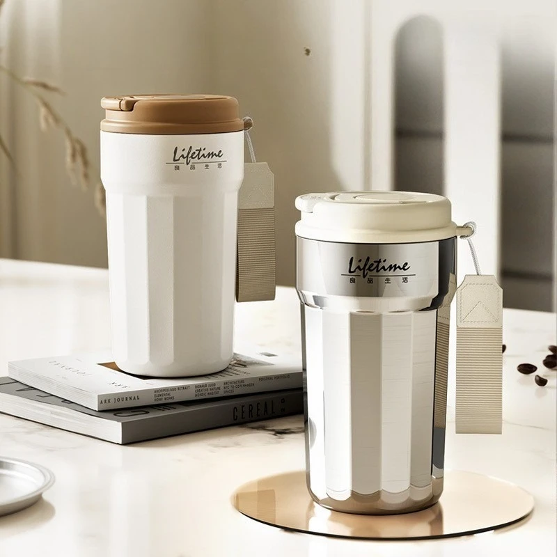 

1pcs Stainless Steel Coffee Insulated Cup with High Aesthetic Value Suitable for Male and Female Outings