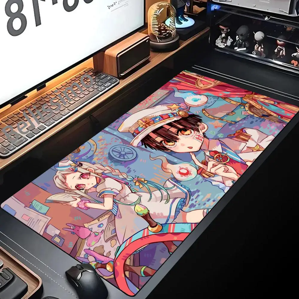 

Hanako kun Mousepad 80x30cm XL Lockedge Office Computer Desk Mat Table Keyboard Big Mouse Pad Laptop Cushion Bedroom