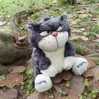 Angry Cat Kitten Pendant Bag Decoration Key Ring Chain Plush Toy Stuffed Doll Cartoon Animal Boy Girl Birthday Christmas Gift 5