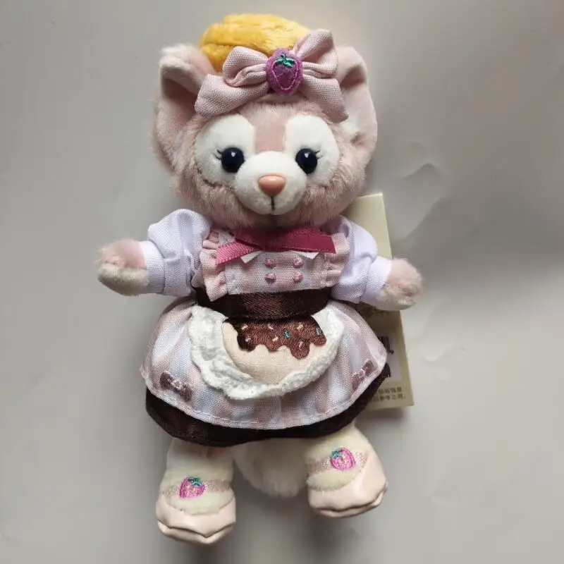 ديزني كوكان فستان الفصول الدراسية الصغيرة دمية المفاتيح الشوكولاته Linabell ملابس فتاة على ظهره سستة تزيين مُثبت هدية