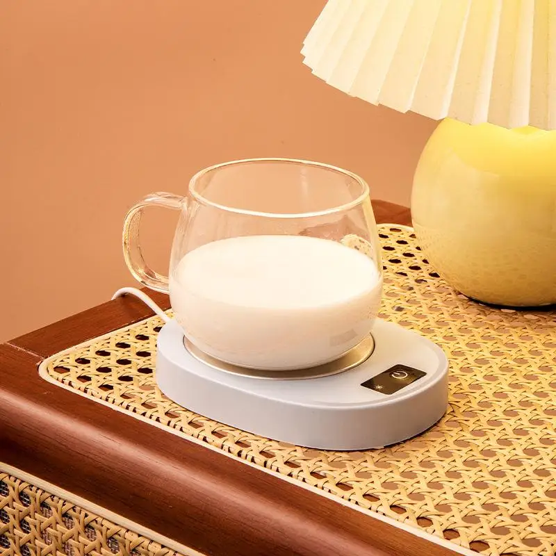 Smart Electric Thermostatic Coaster Portable Waterproof Heating Mat For Home Office Keep Coffee Tea Milk Water Warm Tool