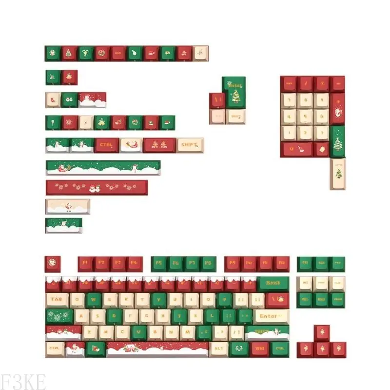 F3KE tema PBT keycaps sublimação