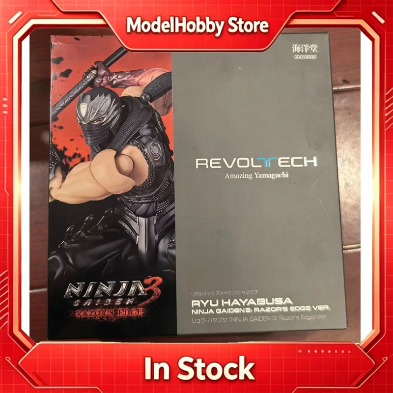 

Kaiyodo Revoltech Amazing Yamaguchi Ryu Hayabusa Ninja Gaiden 3 Razor's Edge Ver. Action Figure Articulated Model Full Accessor