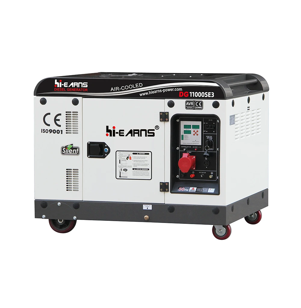

High Quality Single Phasee 8kw 198 Engine Air Cooled Silent Type Diesel Generator