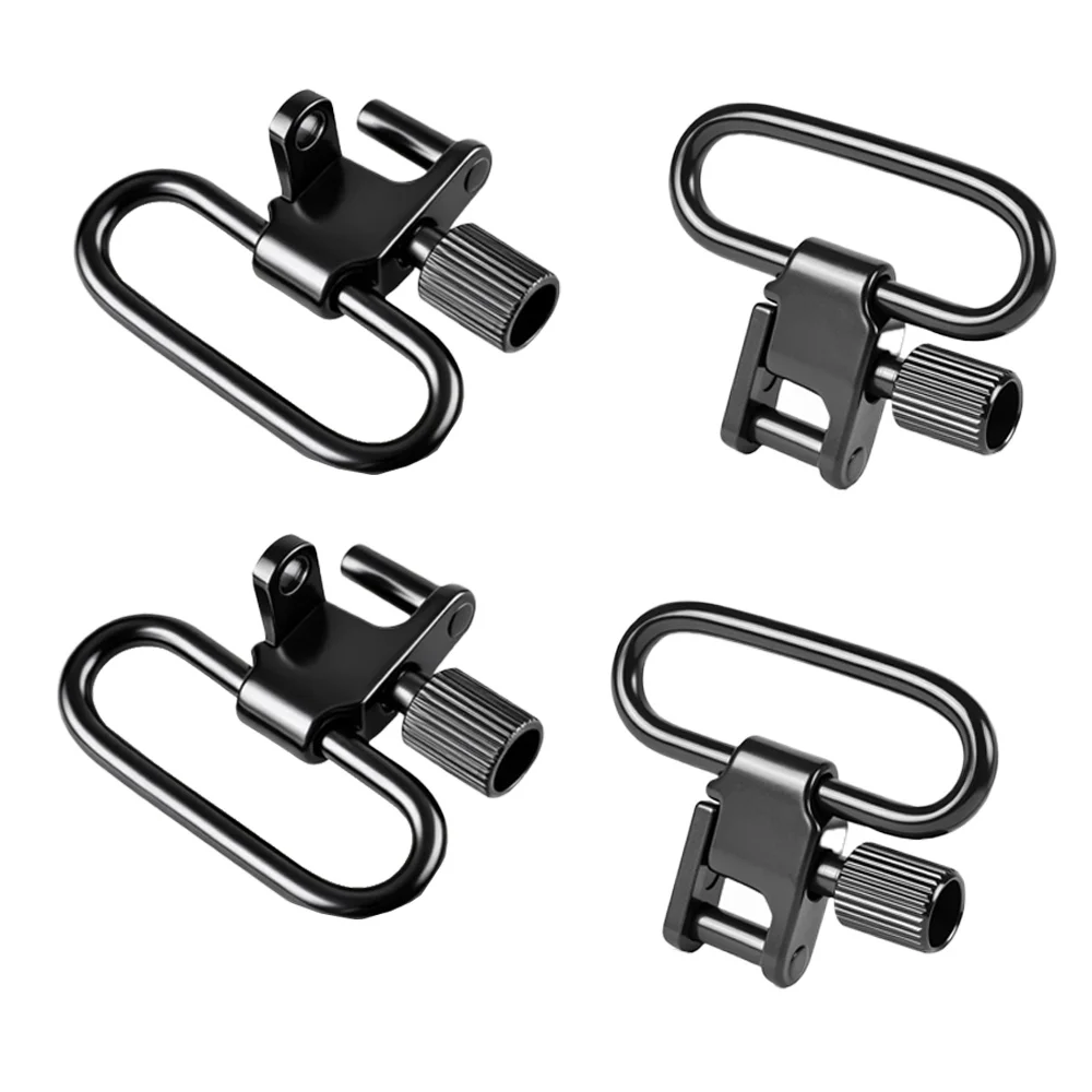 2‑Pack Tactical QD Sling Swivels,1.25”Heavy Duty Two Point Quick Release Slings Attachment Clips,for Hunting Gun Strap