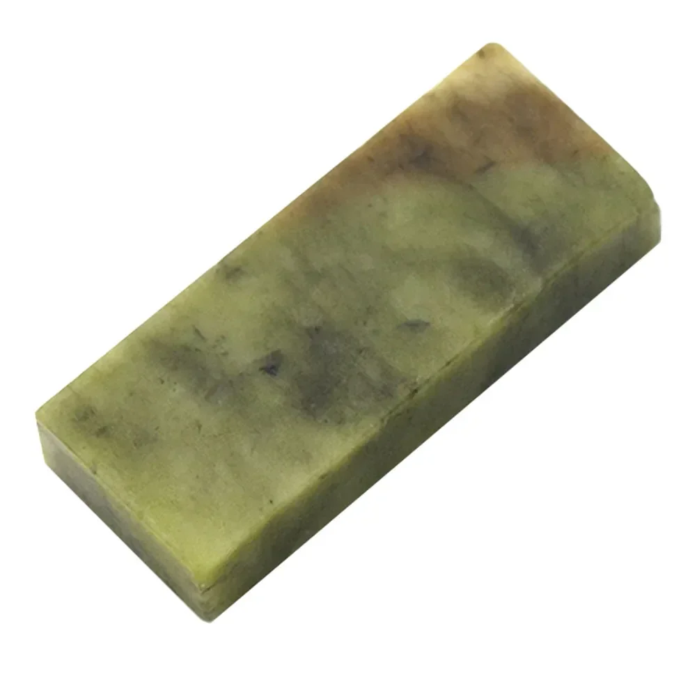 12000# Natural Agate Sharpening Stone Grinding Whetstone Honing Tool Sharpener 50*20*10 Polished Oilstone Green Grindstone